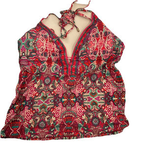 laundry by shelli segal swimsuit Top Paisley Halter Size L